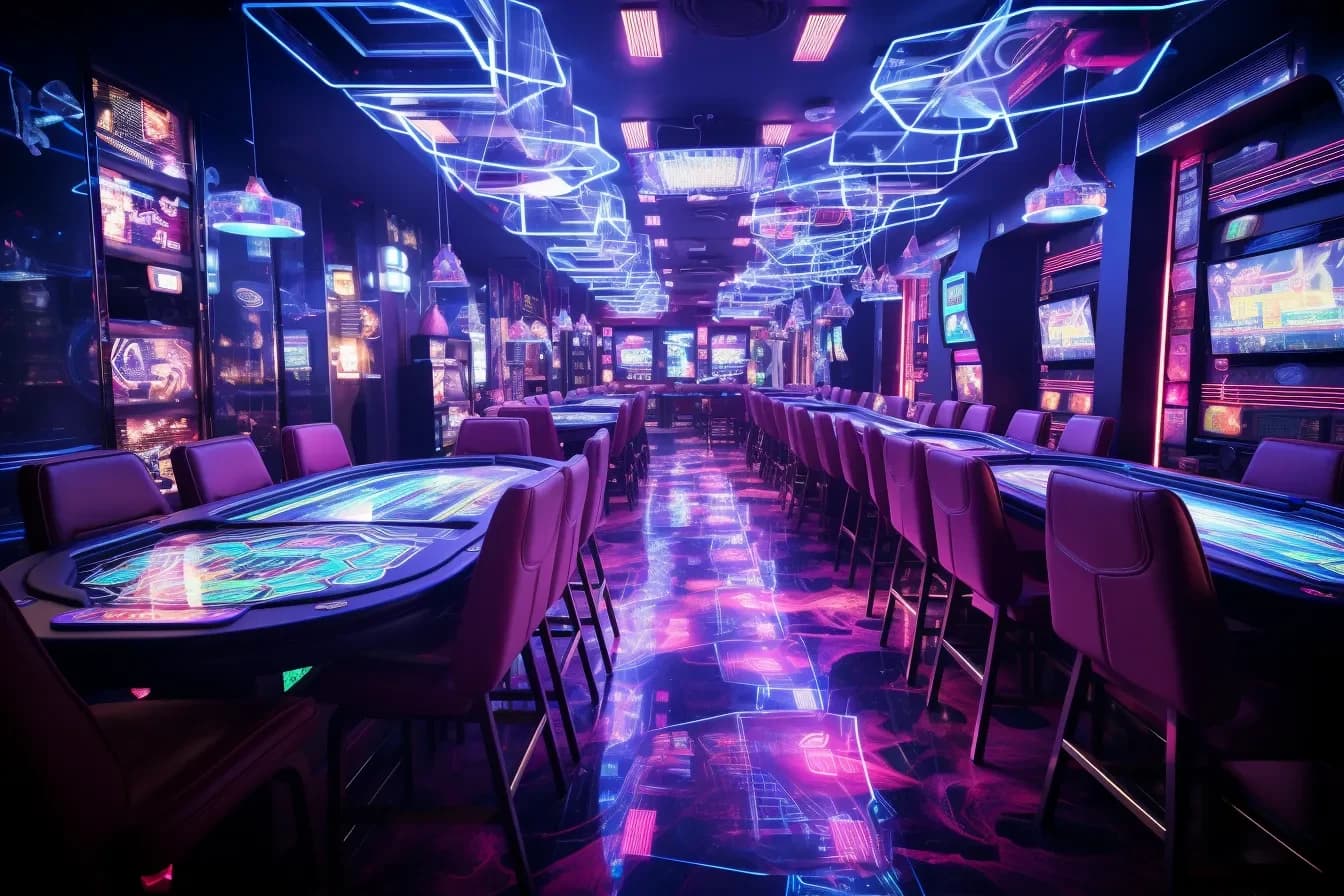 Papildinātā realitāte tiešsaistes dīleru kazino image