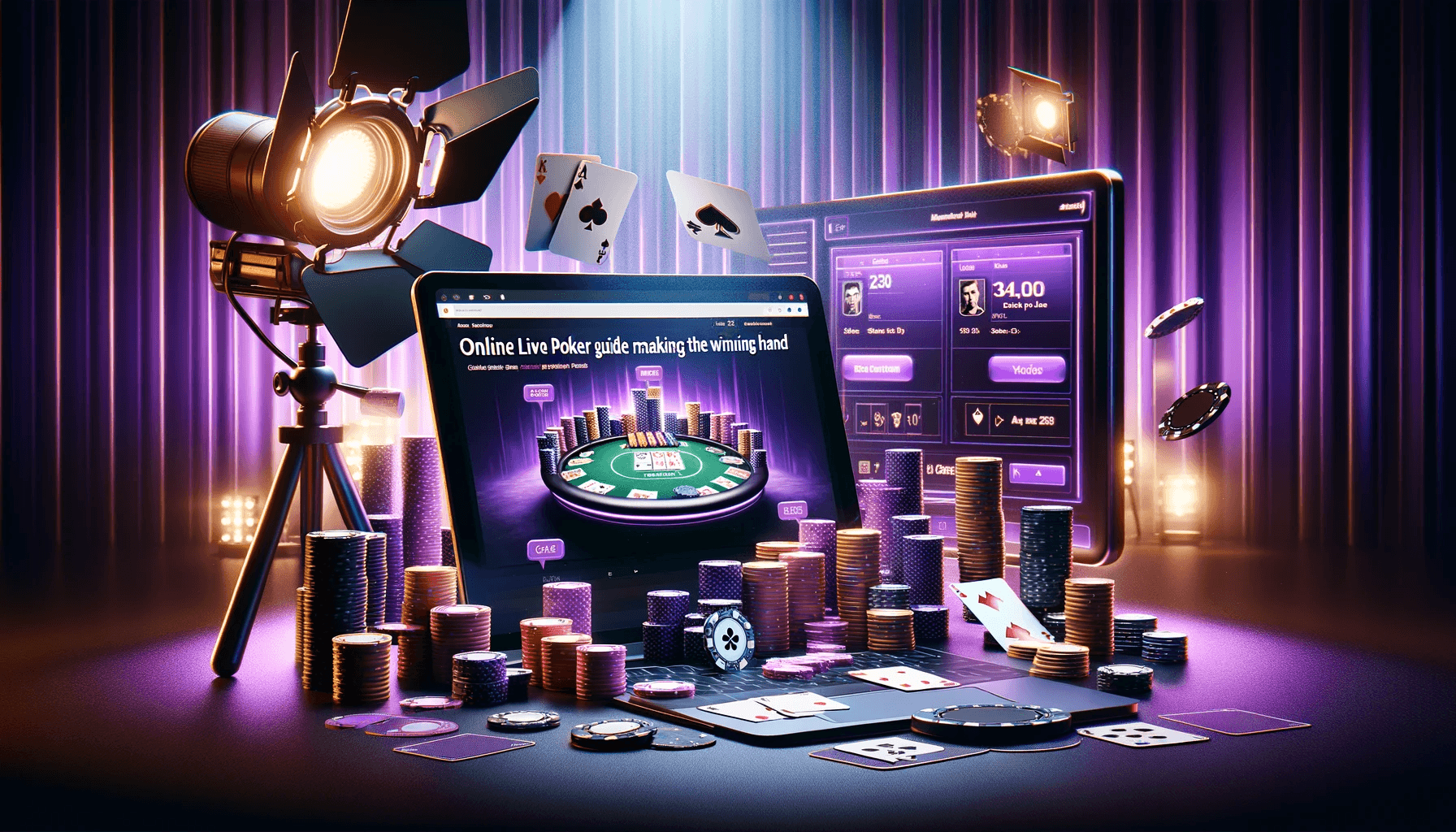 Tiešsaistes tiešraides pokera ceļvedis uzvaras izspēlei image