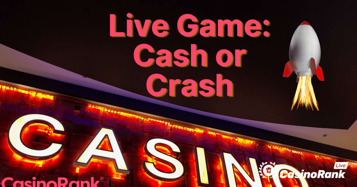 Evolution debitē Cash vai Crash tiešraides spēli