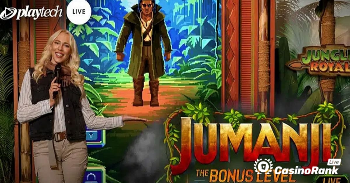 Playtech piedāvā jaunu tiešsaistes kazino spēli Jumanji The Bonus Level